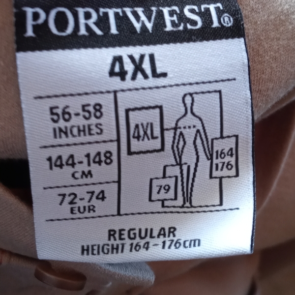 Portwest 4XL Henley top - Picture 10 of 12